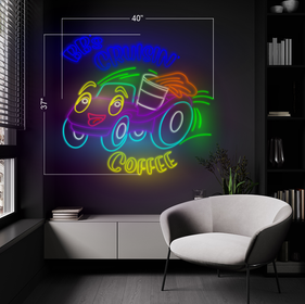 BB'S Cruisin Coffee| LED Neon Sign