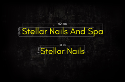 Stellar Nails And Spa | LED Neon Sign