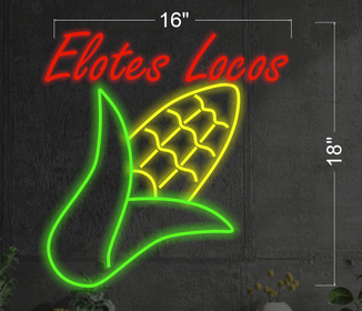 Elotes Locos | LED Neon Sign