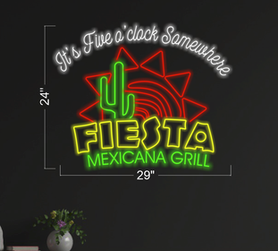 Fiesta Mexican Grill | LED Neon Sign