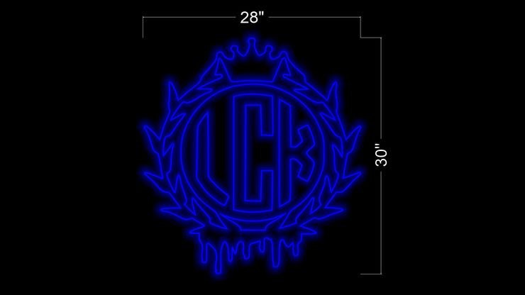 Laconectakustoms Logo | LED Neon Sign
