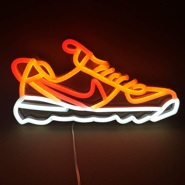 Neon Orange Shoes | LED Neon Sign
