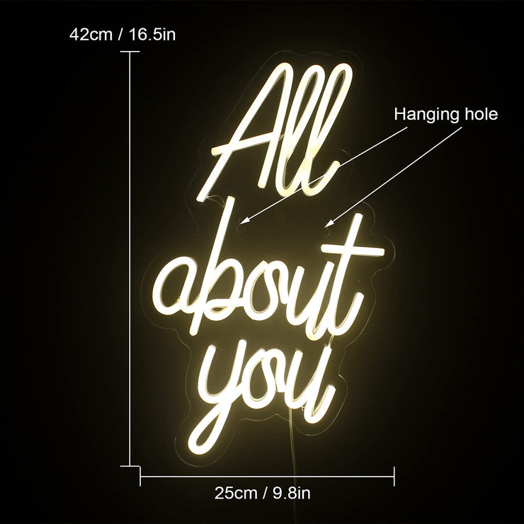 All About You | LED Neon Sign