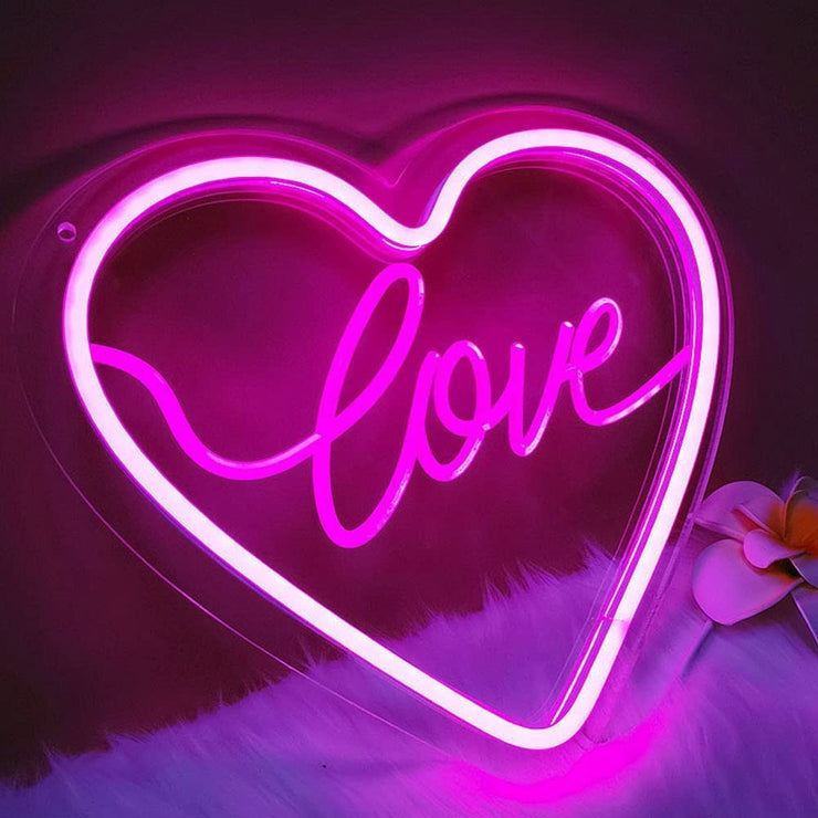 Heart Wall Art | LED Neon Sign