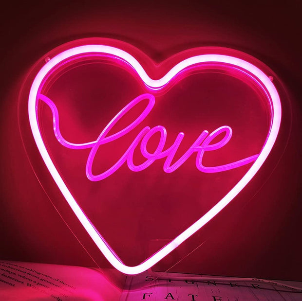 Heart Wall Art | LED Neon Sign