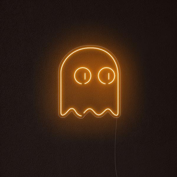Pacman Ghost | Game Neon Sign