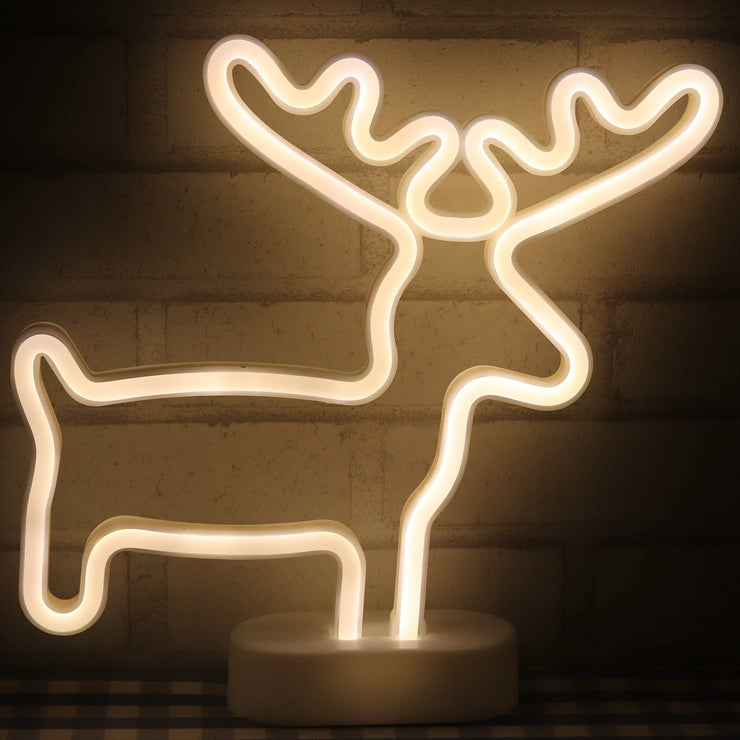 Light Up Reindeer | LED Neon Sign