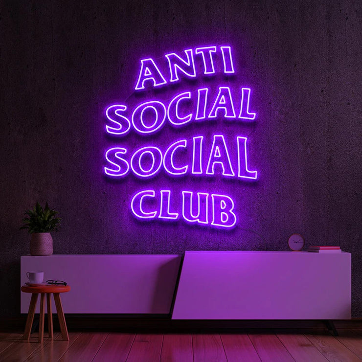 Anti Social Social Club | LED Neon Sign