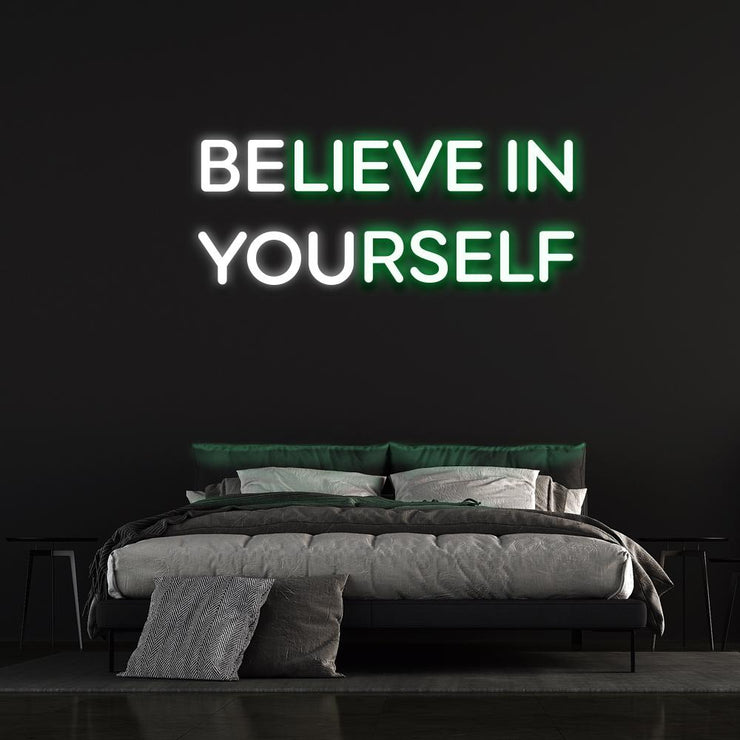 Believe In Yourself | LED Neon Sign (Be You)