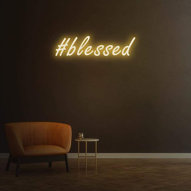 #Blessed | LED Neon Sign