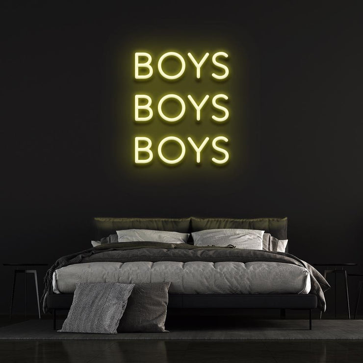 Boys Boys Boys | LED Neon Sign