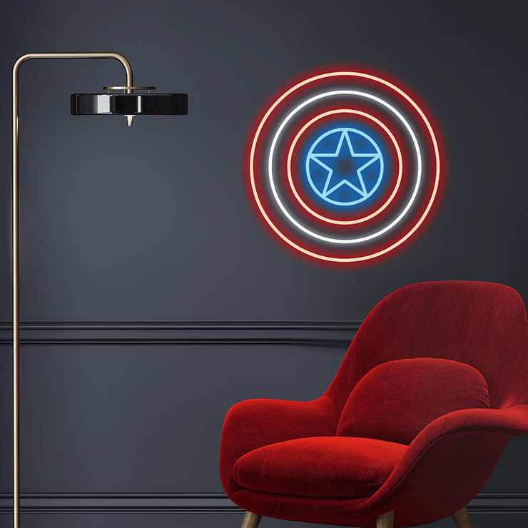 Captain America | LED Neon Sign