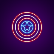 Captain America | LED Neon Sign