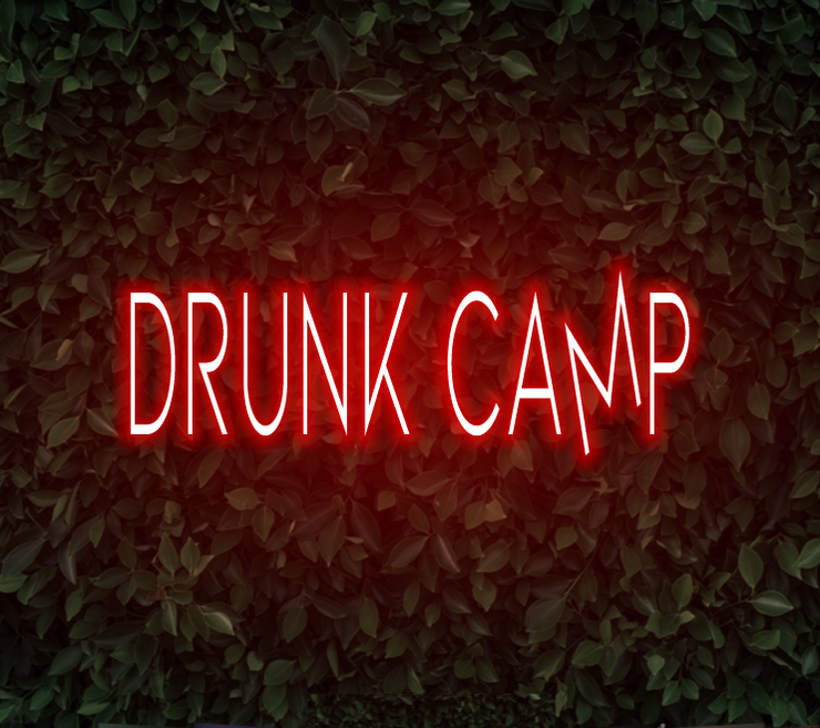 Drunk Camp | LED Neon Sign
