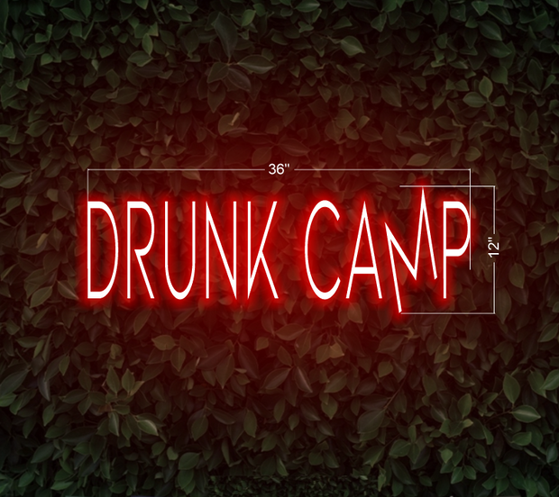 Drunk Camp | LED Neon Sign