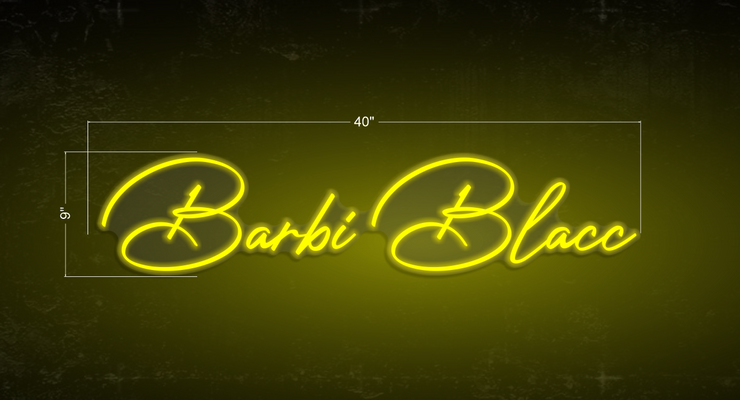 Barbi Blacc | LED Neon Sign