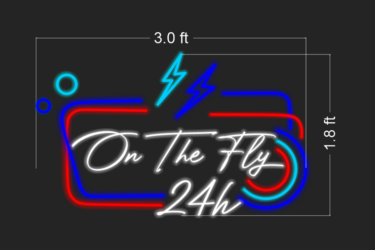 On The Fly | LED Neon Sign