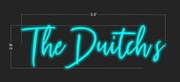 The Duitch’s | LED Neon Sign