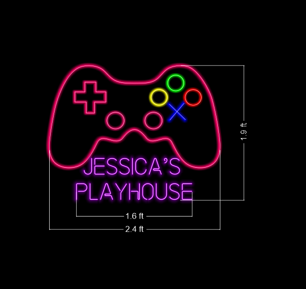 Jessica’s Playhouse | LED Neon Sign