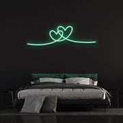 'Double Heart' | LED Neon Sign