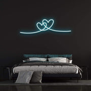 'Double Heart' | LED Neon Sign