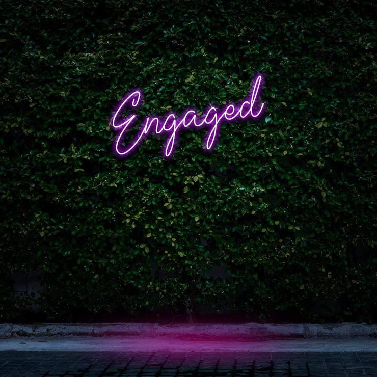 "Engaged" | LED Neon Sign