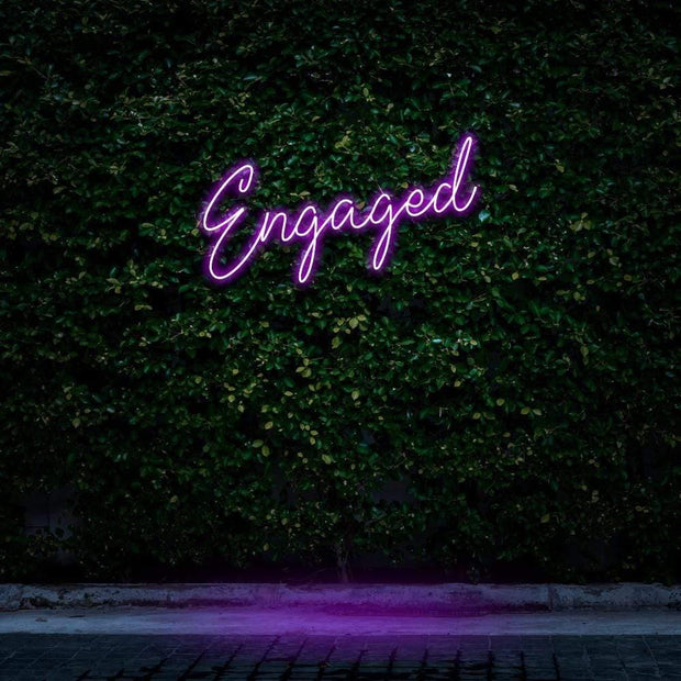 "Engaged" | LED Neon Sign