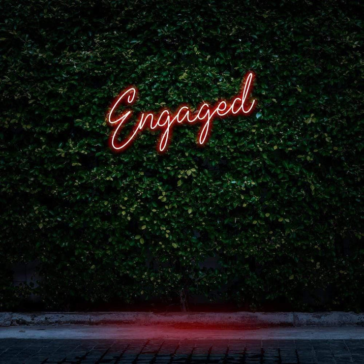 "Engaged" | LED Neon Sign
