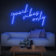 'Good Vibes Only' | LED Neon Sign