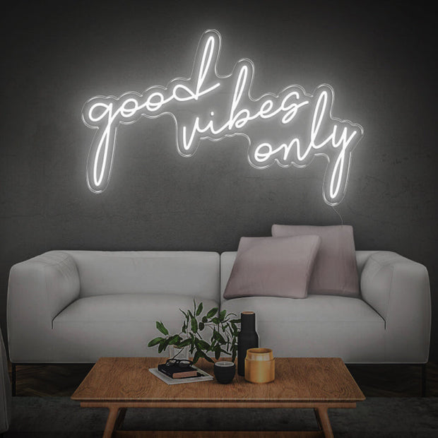 'Good Vibes Only' | LED Neon Sign