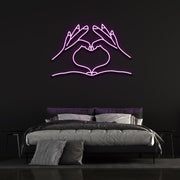 Heart Hands | LED Neon Sign
