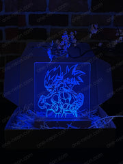 Son Goku & Vegeta (Dragon Ball Z) - 3D Illusion Night Light Desk Lamp