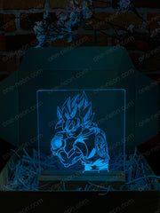 Son Goku Kamehameha (Dragon Ball Z) - 3D Illusion Night Light Desk Lamp
