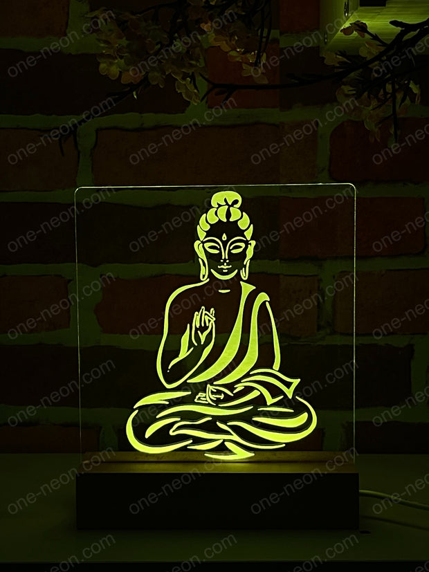 Buddha - 3D Illusion Night Light Desk Lamp
