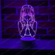 Fujiwara Chika - 3D Illusion Night Light Desk Lamp