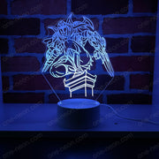 Zed (League Of Legends)- 3D Illusion Night Light Desk Lamp