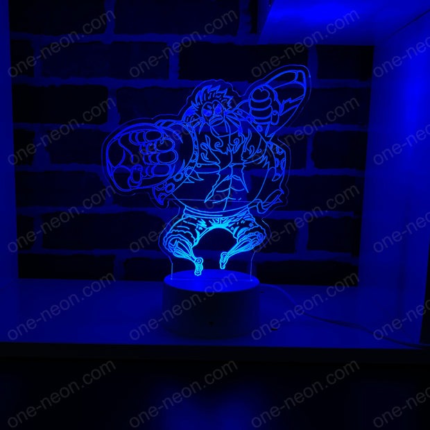 Roronoa Zoro (One Piece) - 3D Illusion Night Light Desk Lamp