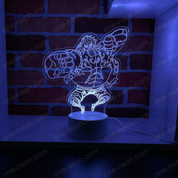 Roronoa Zoro (One Piece) - 3D Illusion Night Light Desk Lamp