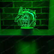 Sen and Chihiro in the mystical world - 3D Illusion Night Light Desk Lamp