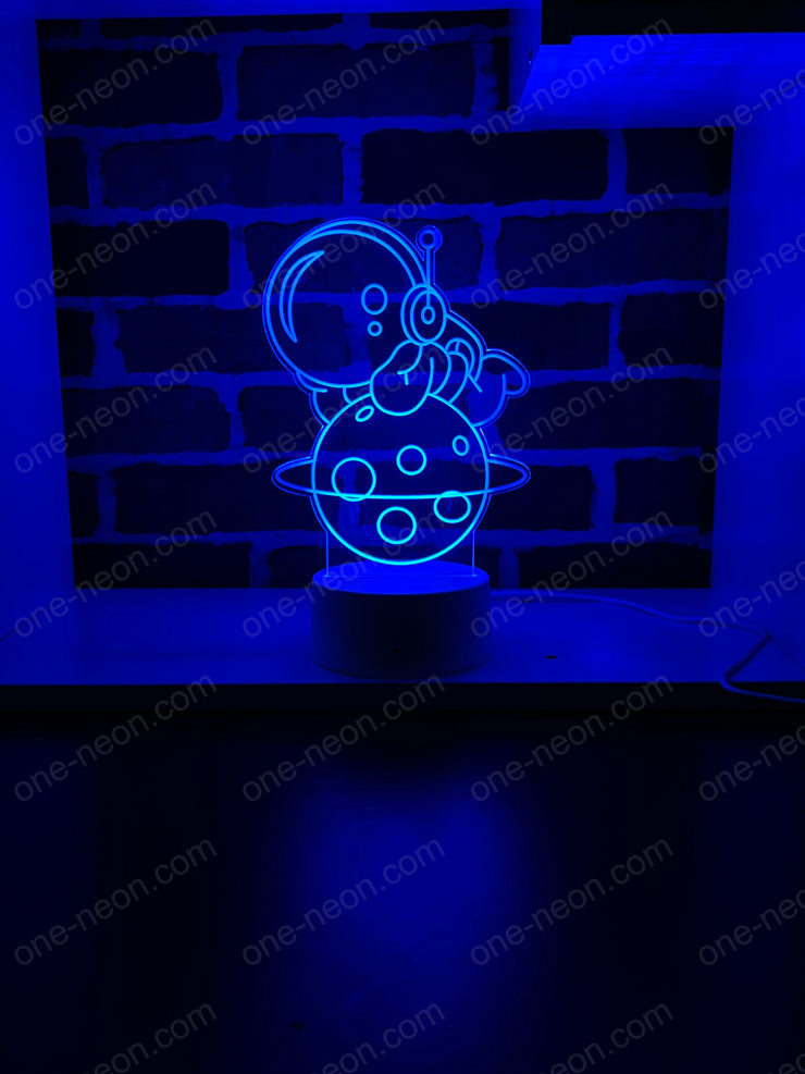 Baby Astronaut - 3D Illusion Night Light Desk Lamp