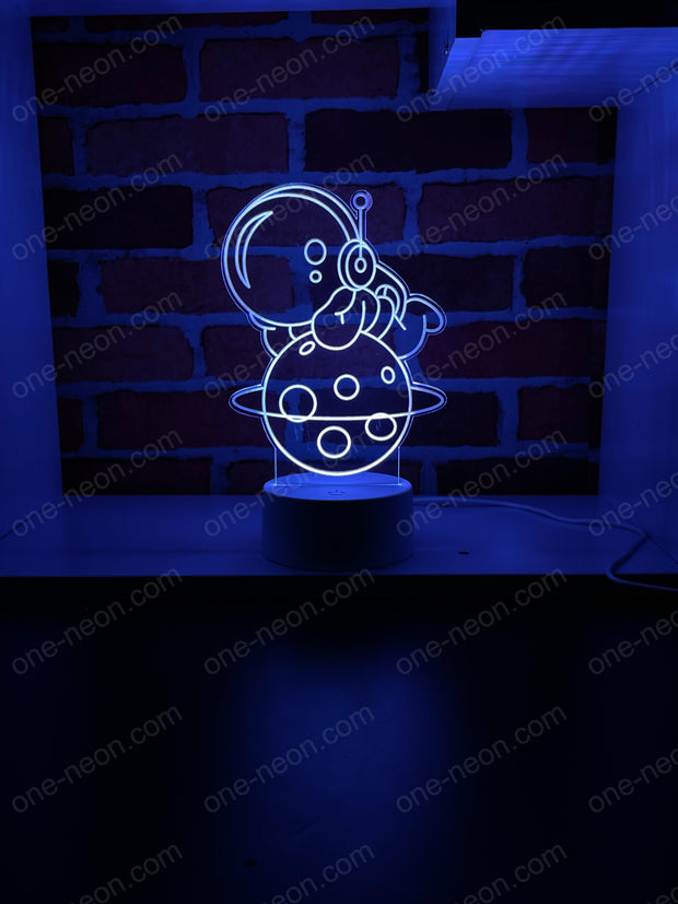 Baby Astronaut - 3D Illusion Night Light Desk Lamp