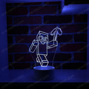 Minecraft - 3D Illusion Night Light Desk Lamp