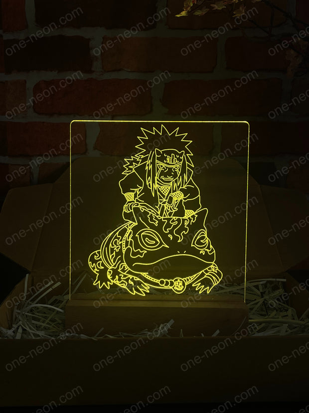 Jiraiya (Naruto) - 3D Illusion Night Light Desk Lamp