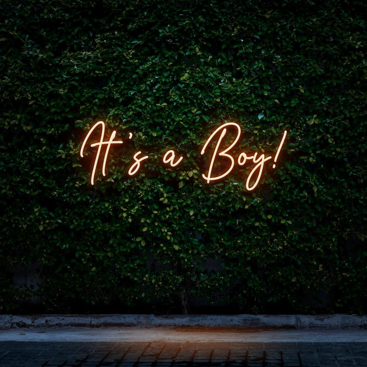 It's a Boy! | LED Babyshower Neon Sign