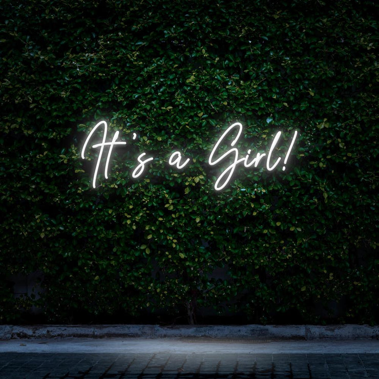 It's a Girl! - LED Babyshower Neon Sign
