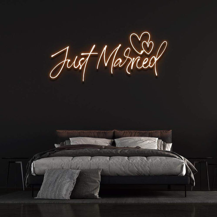 'Just Married' | LED Neon Sign
