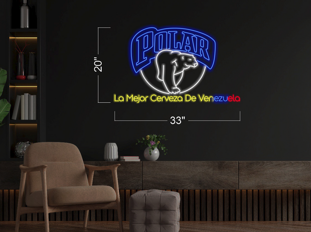 La Mejor Cerveza De Venezuela | LED Neon Sign