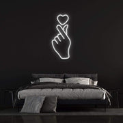 'Love At Your Fingertips' | LED Neon Sign