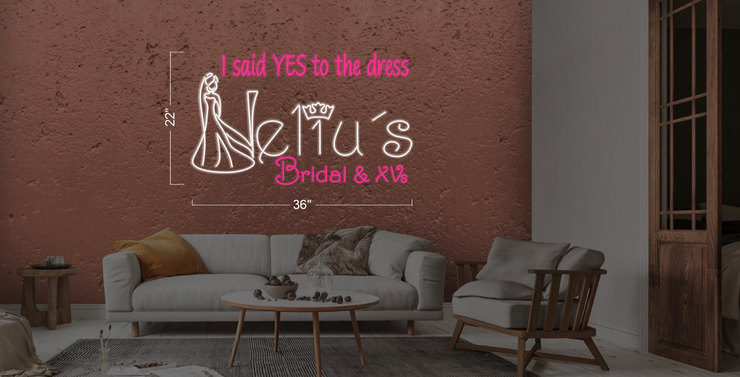 Neliu’s Bridal & XVs | LED Neon Sign