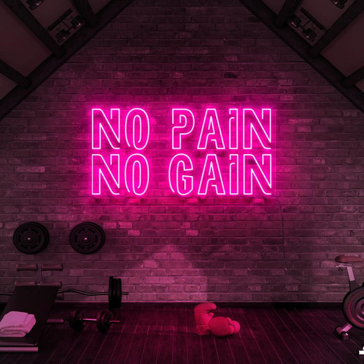 No Pain No Gain | LED Neon Sign